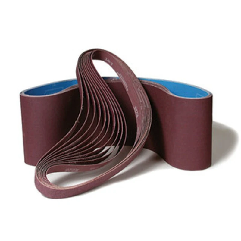 Kalamazoo Aluminum Oxide Sanding Belt, 1x42 Dry Belt, 100 Grit Pack of 10 - KB142100